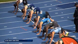 Open Men 100m Final 2022 Australian Track amp Field Championships [upl. by Noreik]