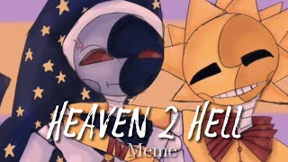 HEAVEN 2 HELL MEMESunnydropSunriseMoondropFNAF security breachAnimation [upl. by Renee257]