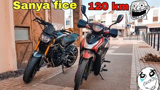 Test Ride  Sanya Fice S50 120kmh 🔥🥵 [upl. by Aniratak864]