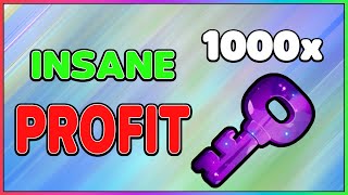 I Opened 1000x Secret Keys in Pet Simulator 99 [upl. by Hairej682]