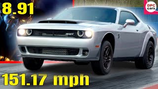 2023 Dodge Challenger SRT Demon 170 Exhaust Sound and Launch [upl. by Elburr371]