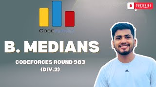 B Medians  Codeforces Round 983 Div 2  Solution in Bangla [upl. by Lenneuq]