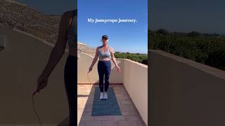 Day 1 jumprope I thought I’d die fitnesstransformation fitnessmotivation fitover40 [upl. by Yelreveb]