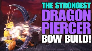 MHWI The Strongest Dragon Piercer Bow Build 274 Damage per tick [upl. by Sucerdor166]