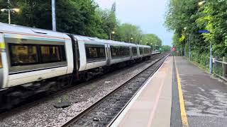 Chiltern Railways Class 168 at Warwick Station [upl. by Nosyaj]