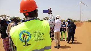 VISITE DU PARC EOLIEN TAIBA NDIAYE  PETN [upl. by Randa322]