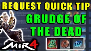 MIR4  Grudge of the Dead  Defeat Begrudged Forsaken Guide Request Quick Tip Walkthrough [upl. by Ahtanamas]