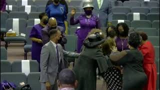 Supt Brian Nelson CRAZY PRAISE BREAK after Singing “Lord You Are Good”  Abundant Life COGIC 2021 [upl. by Blayne]