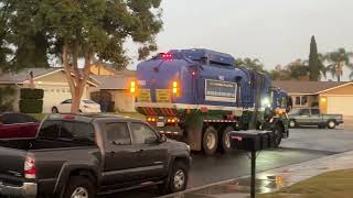 Green waste pickup 9180 Honks at me 111524 [upl. by Tterrag]