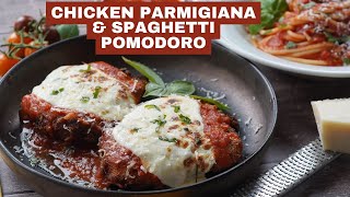 Chicken Parmigiana amp Spaghetti Pomodoro  2 Italian Classics [upl. by Timon]