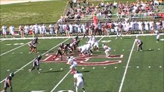 Lance Sherwood 11 Game Highlight Earlham College football vs Defiance [upl. by Pros837]