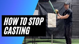 Try this Drill to Stop Casting Softball Hitting Drills [upl. by Nylicaj]