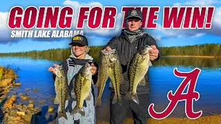 Going for the WIN at Smith Lake  Alabama Bass Fishing Team [upl. by Naujtna]