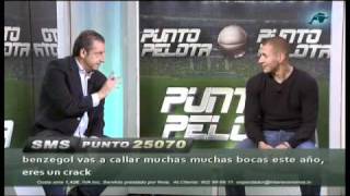 Entrevista a Benzemá en Punto Pelota 14 [upl. by Eisac]