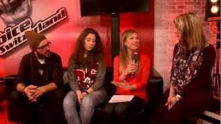 Team Stefanie im Interview vor der ersten Liveshow [upl. by Orelia]