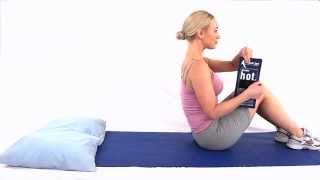 How to apply heat to your upper back lying [upl. by Roz]