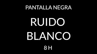 RUIDO BLANCO RELAJANTE PERFECTO PARA DORMIR  PANTALLA NEGRA [upl. by Chico]