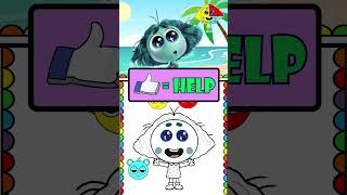 Coloring Envy Inside Out With 3 Incredibox Sprunki 🟦🟨🟥 shorts painting puzzle insideout2 [upl. by Nell]