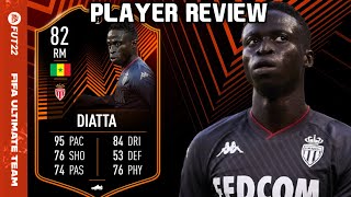 HE IS BROKEN⚡82 RTTK DIATTA PLAYER REVIEW FIFA 22 ULTIMATE TEAM [upl. by Ethelda971]