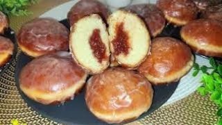 🥯Najlepszy przepis na mięciutkie domowe pączki które długo są świeże🥯Krok po kroku🥯Zawsze wychodzą🥯 [upl. by Latterll]