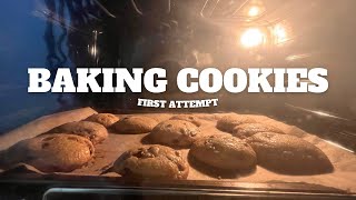 Baking cookies first attempt [upl. by Heng527]