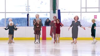 The Golden Girls on Ice ✨ The Sky Rink All Stars Junior Team performs on World Ice Skating Day [upl. by Ilatfen554]