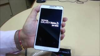 Hindi Unbox note 3 quick review N900 N9000 N9005 N905 [upl. by Herr263]