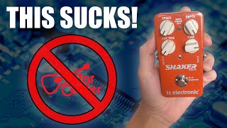 Repairing BROKEN Pedal From GUITAR CENTER TC Electronic Shaker Vibrato [upl. by Thomasine]