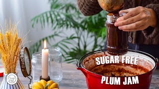 SugarFree Plum Jam Without Pectin [upl. by Spalla768]