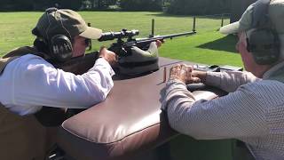 Nick Holt Firing a 375 Bolt Action Holland amp Holland Rifle [upl. by Eiwoh]