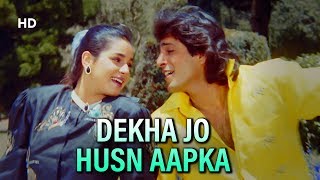 Dekha Jo Husn Aapka  Kasak 1992  Chunky Pandey  Neelam Kothari  Popular Mohammed Aziz Song [upl. by Stasny]