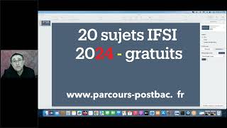 Préparation concours infirmier 2025 avec tous les sujets IFSI tombés en 2024 Sujets corrigés [upl. by Becker]