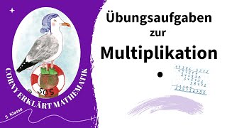 Übung zum schriftlichen Multiplizieren schriftlich mal nehmen mit großen Zahlen [upl. by Ennairac993]