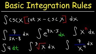 Basic Integration Problems [upl. by Travis]