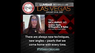 IPSIS Lumbar BioSkills Lab in Las Vegas Nevada [upl. by Nylahs]