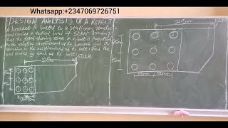 Eccentrically Loaded Riveted Joint Example 1  Eccentric Loaded Rivet Joint EpelleMichaelRowland [upl. by Sada754]