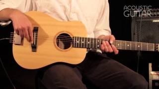 Review Traveler AG105 Guitar from Acoustic Guitar [upl. by Aisile725]