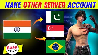 How To Make Other Server Free Fire Id  Free Fire Me Dusre Server Ki Id Kaise Banaye [upl. by Nicolle148]