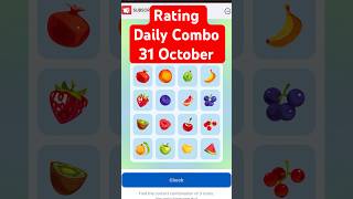 Rating 31 October Daily Combo Cards [upl. by Doyle350]