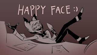 Happy Face  Alastor  Hazbin Hotel animatic [upl. by Maleen]