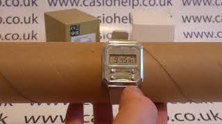 How To Turn Off Hourly Alarm Casio A100  A100W  A100WE Wrist Watch Tutorial [upl. by Ruhl381]