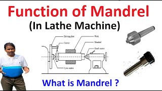 Mandrel  What is the function of a mandrel in Lathe  turning operation with the help of mandrel [upl. by Klement]