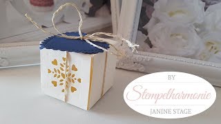 Schnelle Verpackung Gastgeschenk DIY zur Hochzeit selber basteln  Stampin Up  Stempelharmonie [upl. by Haidebez]