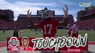 🤩🏈 TOUCHDOWN CARNELL TATE  Nebraska Cornhuskers 07 Ohio State Buckeyes  CFBenFOX [upl. by Arul]