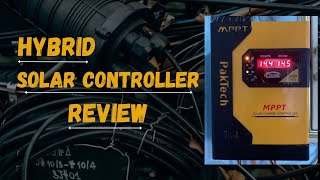 PakTech hybrid solor charge controller review70 amp controller with hybrid system [upl. by Ertemed]