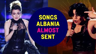 Eurovision Songs Albania Almost Sent 2004  2024  Second Places in Albanian National Finals [upl. by Aivil]