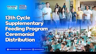 13th Cycle ng Supplementary Feeding Program Ceremonial Distribution [upl. by Arenat]