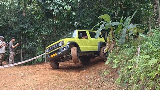 JIMNY VS THAR OFFROADING [upl. by Streeto845]