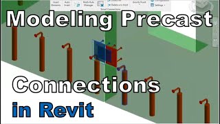 AutoInserting Connection Elements for Precast Concrete in Revit Sneakpeek [upl. by Angadresma]