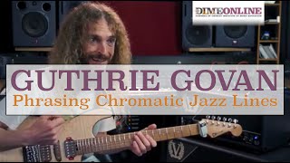 Guthrie Govan on Phrasing Chromatic Jazz Lines [upl. by Hewet]